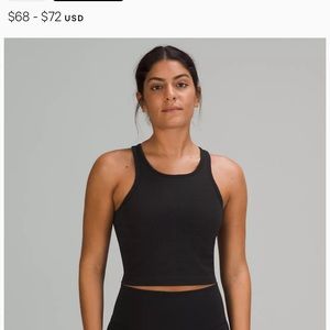 Lululemon Ebb To Street Cropped Tank
